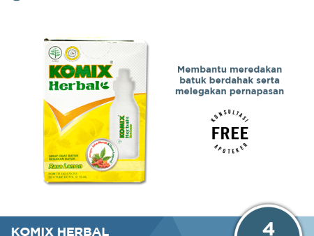 Komix Herbal Lemon Tube on Sale