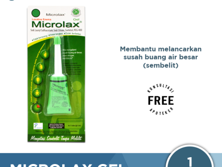 Microlax Gel 1 Tube - Sembelit   konstipasi, susah BAB Online