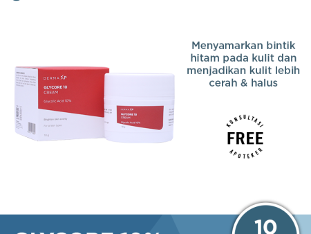 Glycore 10% Cream 10 g - Menyamarkan Kulit Gelap dan Flek Hitam Sale