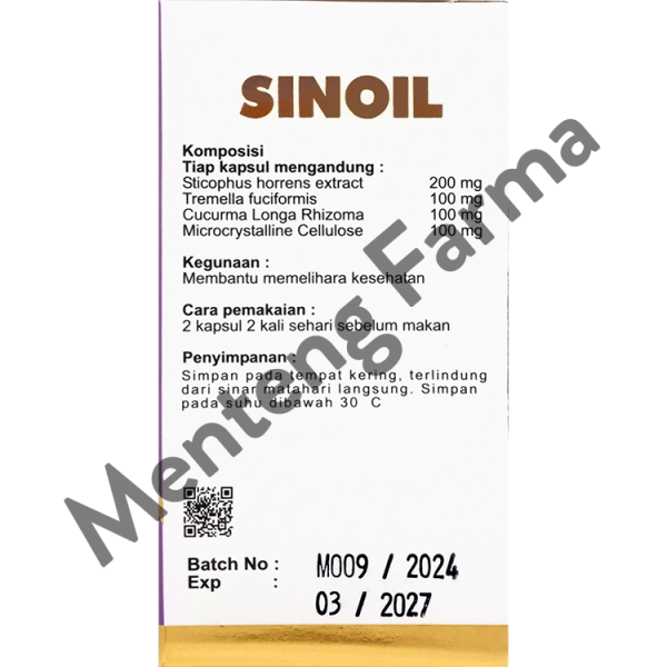 Sinoil 30 Kapsul - Atasi Rematik dan Pengapuran Sendi Online now