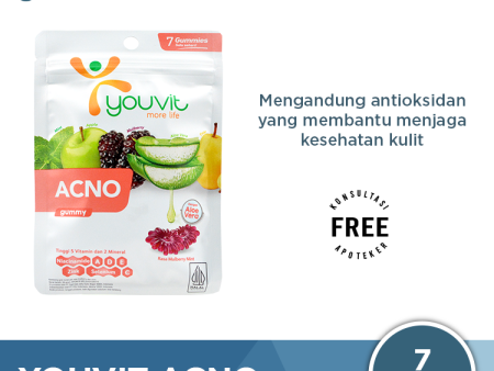 Youvit Acno 7 Gummies - Vitamin Untuk Kulit Berjerawat For Sale