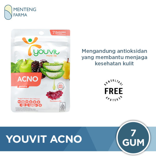 Youvit Acno 7 Gummies - Vitamin Untuk Kulit Berjerawat For Sale