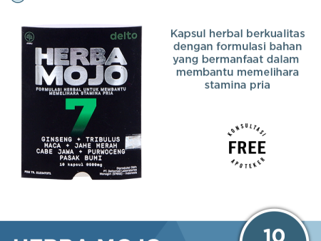 Herba mojo 10 Kaplet - Memelihara Stamina Pria Fashion