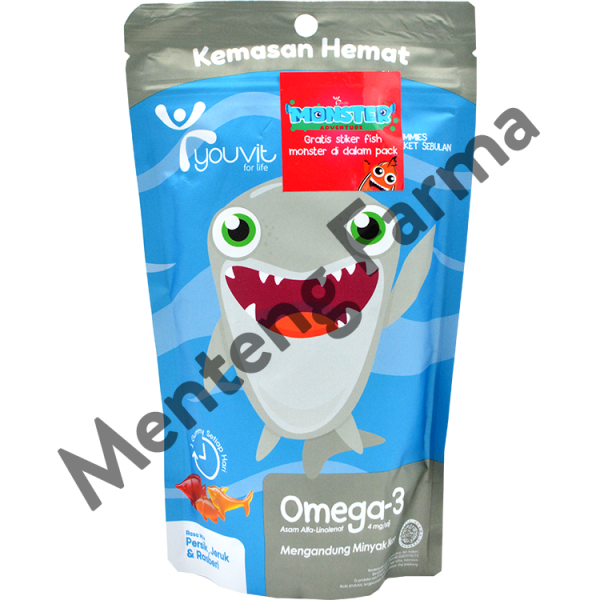 Youvit Omega 3 kids 30 Gummies - Multivitamin Omega 3 Untuk Anak Fashion