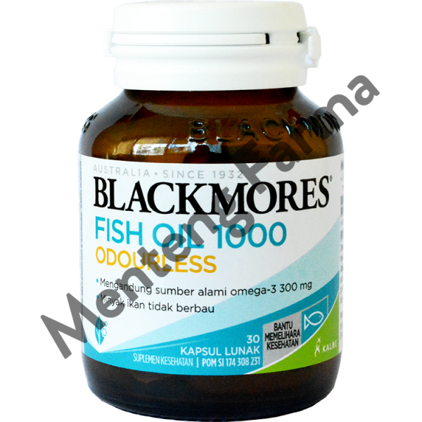 Blackmores Odourless Fish Oil 1000 mg - Isi 30 Kapsul Lunak Sale