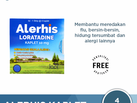 Alerhis 4 Kaplet - Obat Flu dan Alergi Online Sale