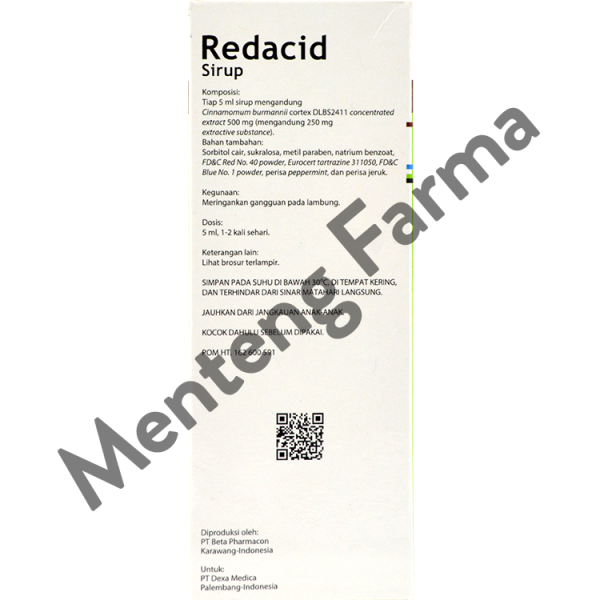 Redacid 250 mg 5 ml Sirup 100 ml - Meringankan Gangguan Lambung Discount