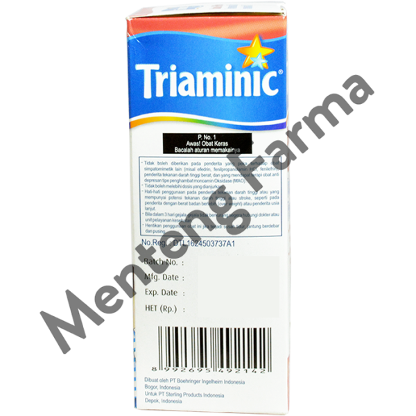 Triaminic Syrup Batuk dan Pilek (Rasa Berry) Online