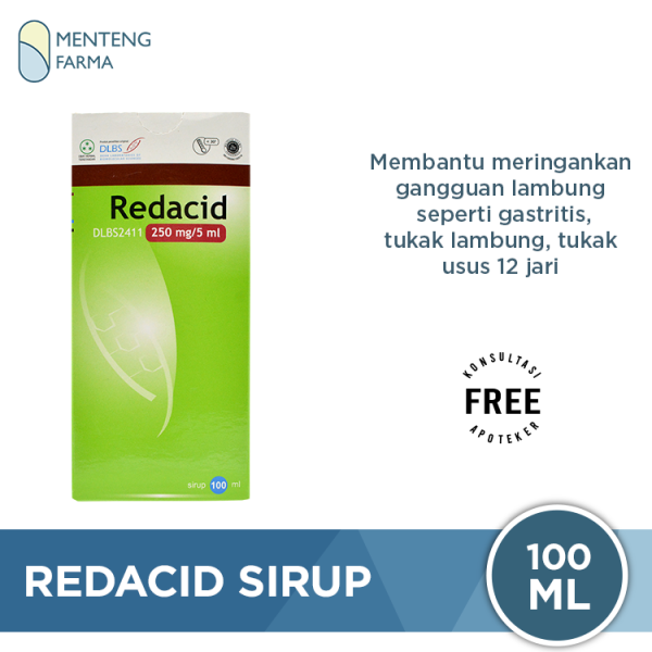 Redacid 250 mg 5 ml Sirup 100 ml - Meringankan Gangguan Lambung Discount